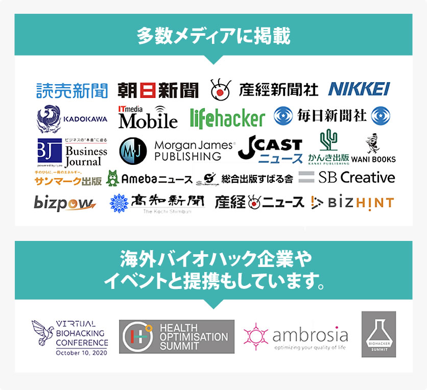 これまで数多くのメディアに取り上げられたり、様々な企業、イベントと連携・提携しています！