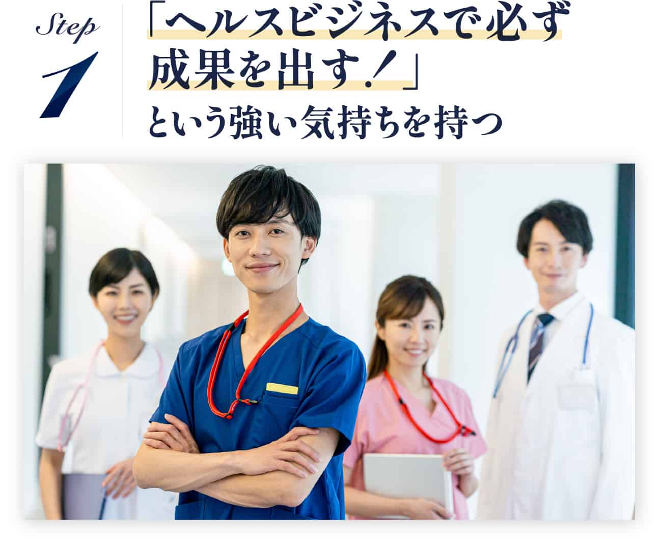 ヘルスビジネスで必ず成果を出す！という強い気持ちを持つ
